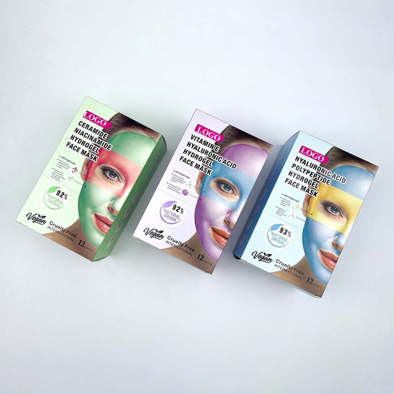 Rainbow Jelly Mask - OEM Korean Hydrogel Collagen Moisturizing Facial Sheet Mask