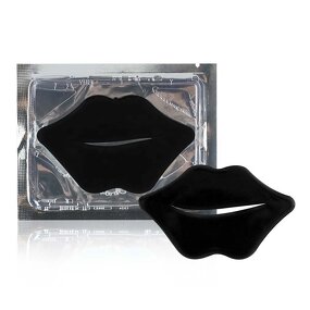Lip Plumping Mask - Wholesale Bamboo Charcoal Black Crystal Collagen Lip Care Mask