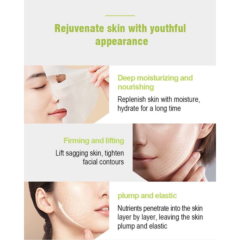 Vitamin Infused Mask - B VC VE Anti-Aging Whitening Moisturizing for Combination Skin