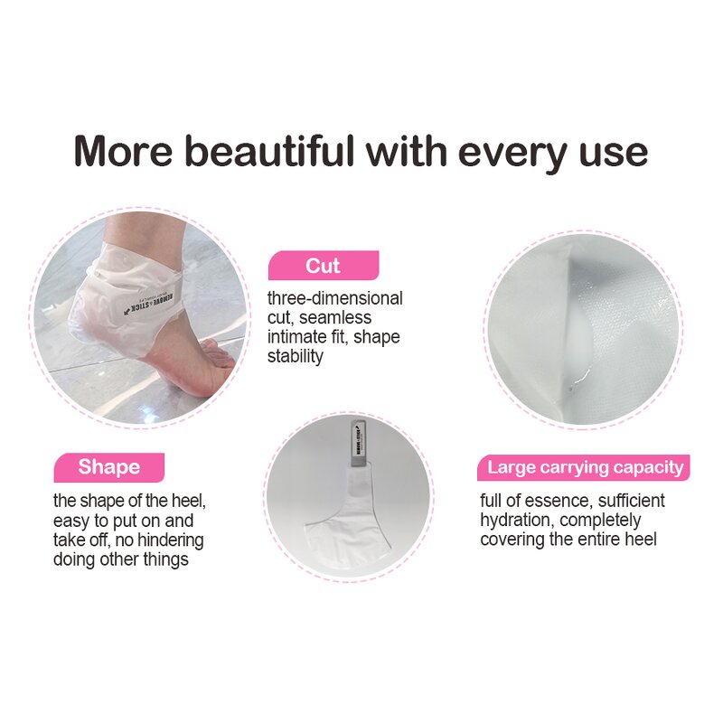 Dragon Fruit Foot Mask - Private Label Brightening Exfoliating Peeling Calluses Removal