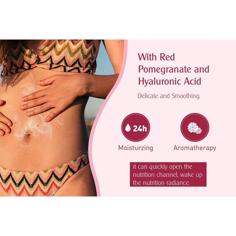 Pomegranate Body Lotion - Private Label Natural Skin Cream Moisturizer Manufacturer