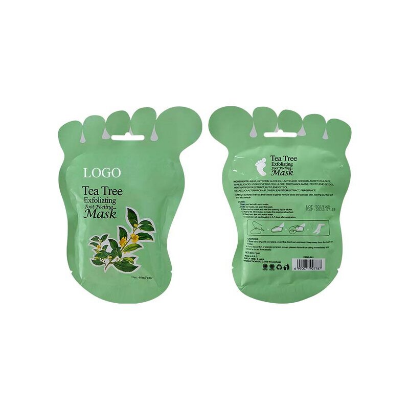 Tea Tree Foot Mask - Private Label Korean Pedicure Exfoliating Moisturizing Lavender