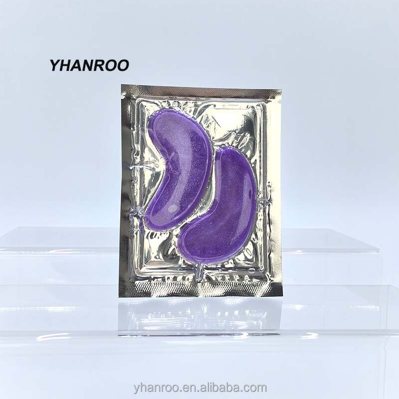 Purple Collagen Eye Mask - Private Label Hyaluronic Acid Hydrogel Anti-Wrinkle Dark Circle