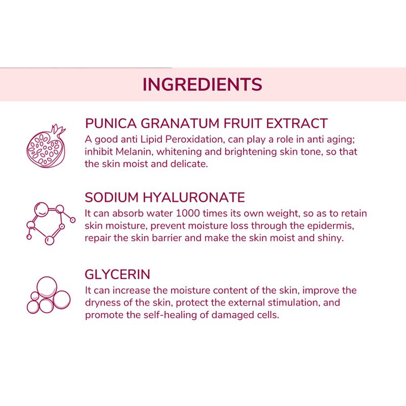Pomegranate Body Lotion - Private Label Natural Skin Cream Moisturizer Manufacturer