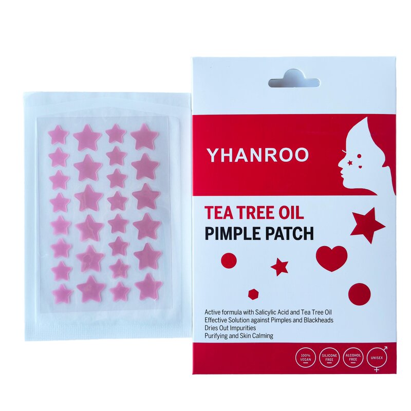 Pimple Patches - Private Label Pink Star Hydrocolloid Salicylic Acid Collagen Waterproof