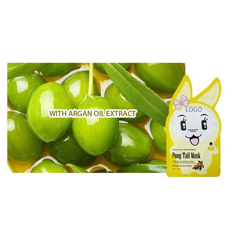 Argan Oil Hair Mask - Hair Tail Treatment Silky Smooth Damaged Hair Care Cream