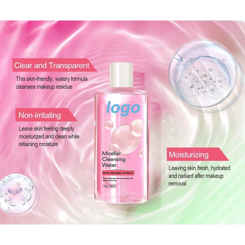 Micellar Cleansing Water - OEM Gentle Makeup Remover Cleanser No Overdrying Hydrating