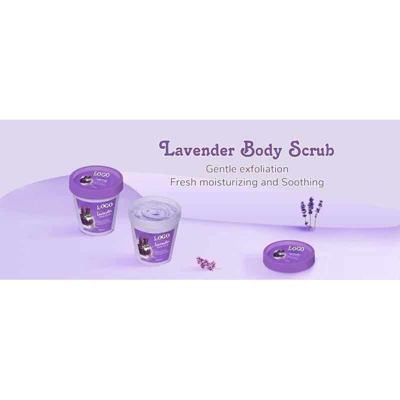 Lavender Body Scrub - OEM Private Label Gentle Exfoliation Moisturizing Soothing