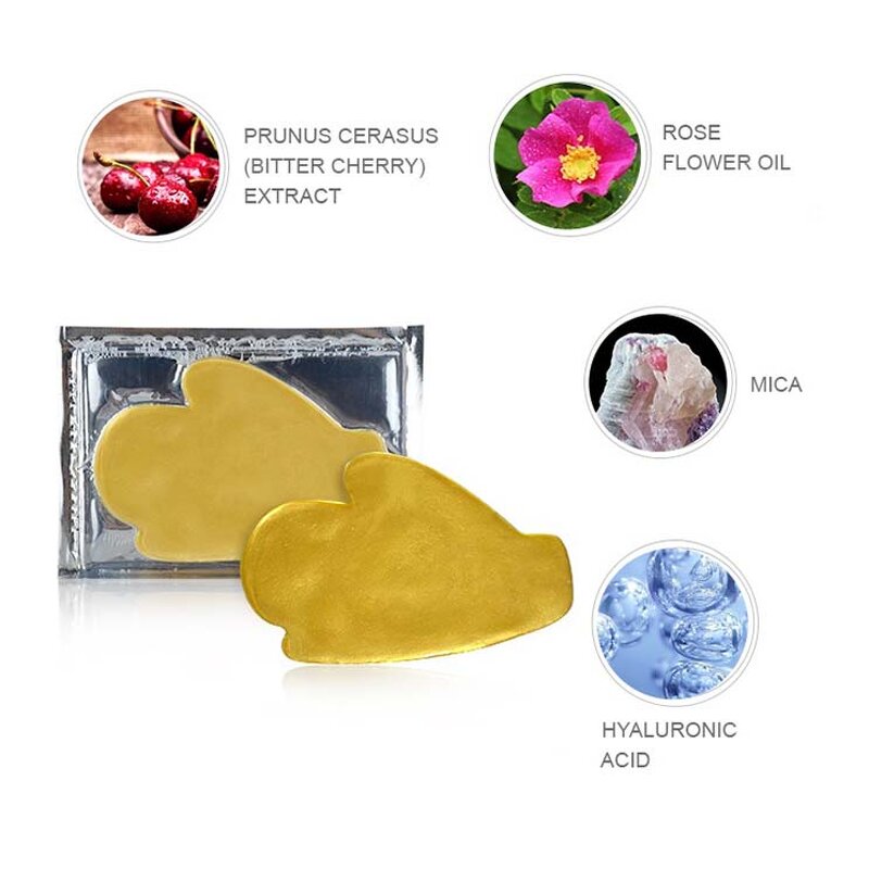 Gold Collagen Hand Mask - Private Label Beauty Cosmetics Moisturizing Nourishing Crystal