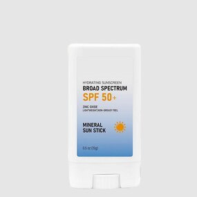 Sunscreen Stick SPF50 - Korean Organic Travel Size Waterproof Vegan Mineral Oil-Free