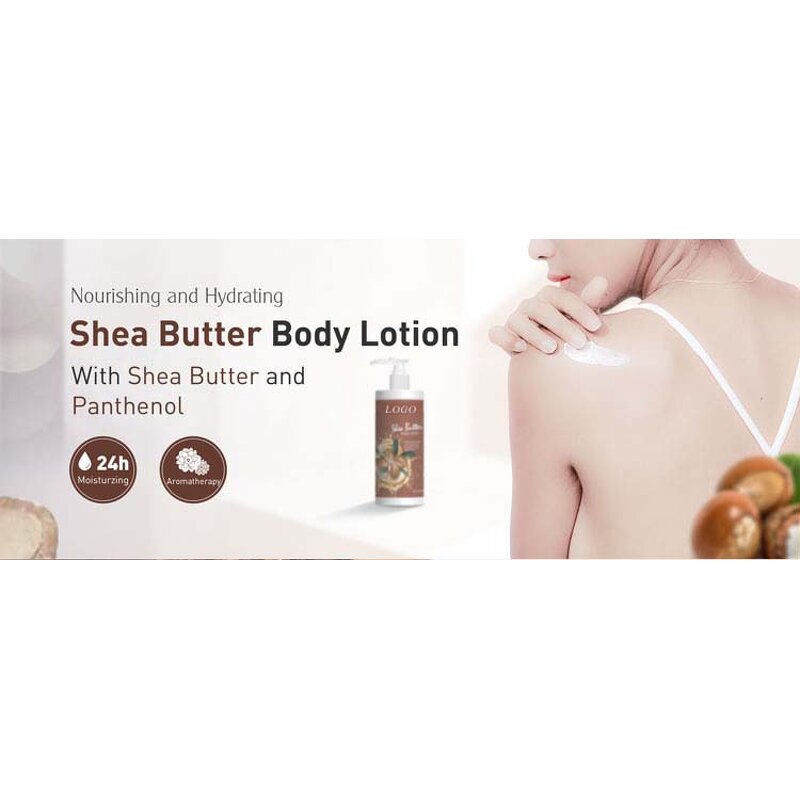Shea Butter Lotion - Private Label Natural Skin Cream Smoothing Moisturizing Body Lotion