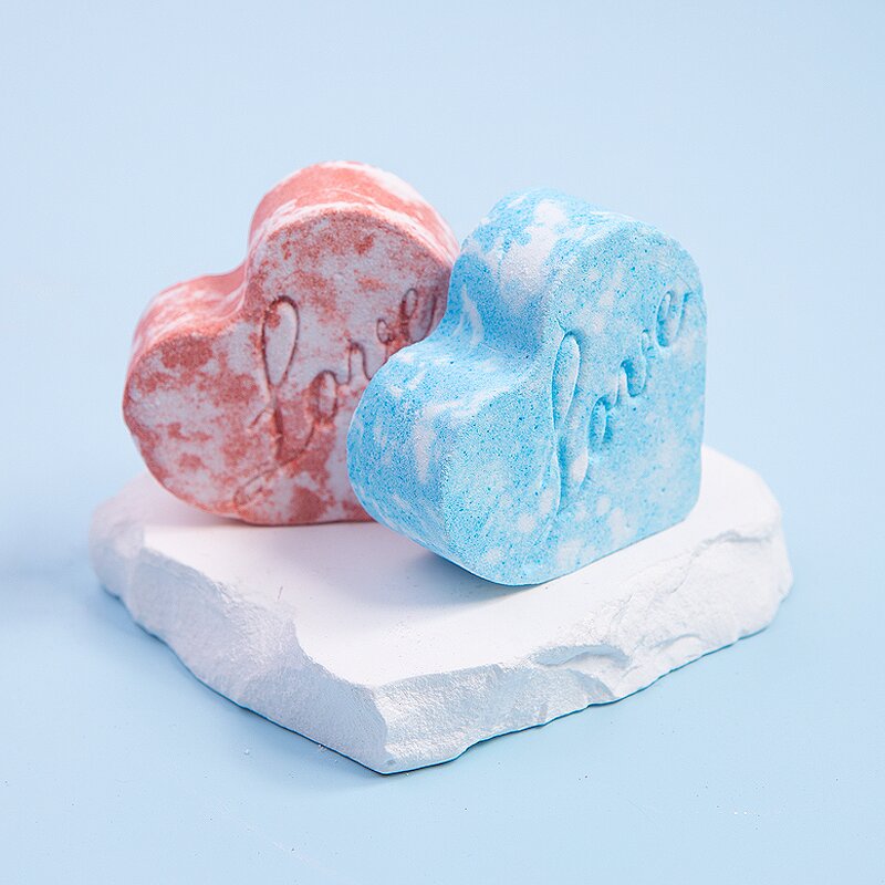 Heart Bath Fizzies - Custom Private Label Woman Mother Organic Natural Ingredient Set