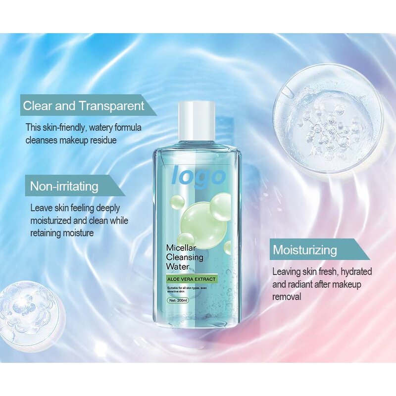 Micellar Cleansing Water - OEM Gentle Makeup Remover Cleanser No Overdrying Hydrating