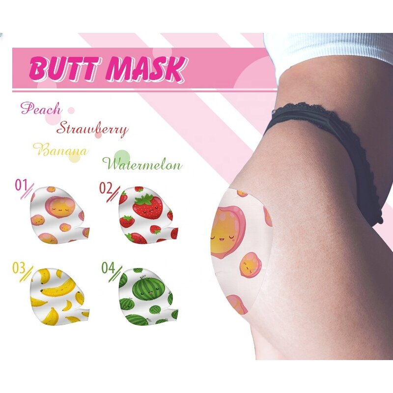 Peach Butt Mask - Cruelty-free Vegan Fruit Firming Lifting Smoothing Hip Care Sheet