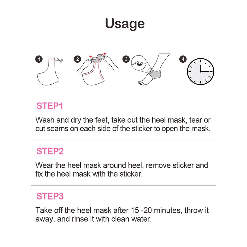 Lemon Foot Mask - Private Label Moisturizing Callus Removal Nourishing Heel Feet Care