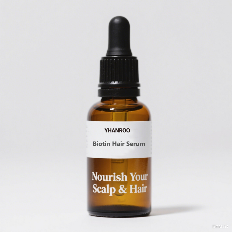 Biotin Hair Growth Oil - Private Label Natural Organic Damaged Hair Smoothing Serum