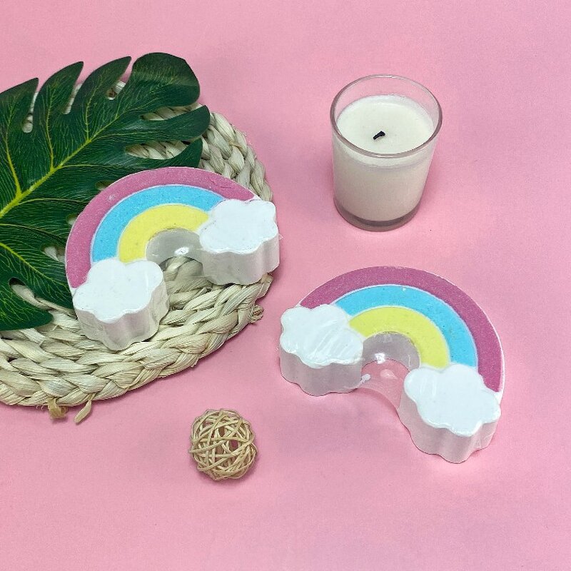 Bath Bombs - OEM Private Label Custom Colorful Rainbow Star Shape Natural Bathbomb