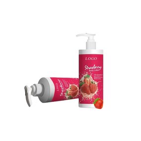 Strawberry Body Lotion - Private Label Natural Organic Whitening Skin Cream Manufacturer