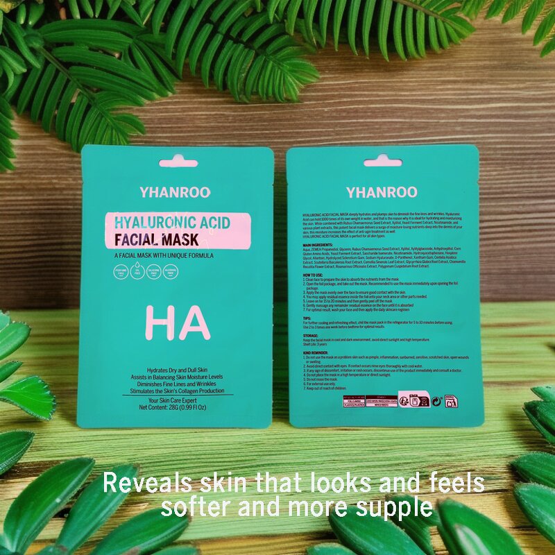 Hyaluronic Acid Mask - Private Label Collagen Moisturizing Lifting Facial Sheet Mask
