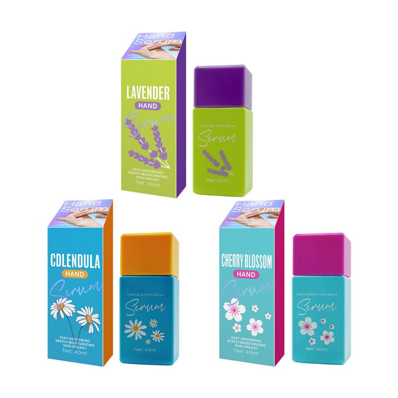 Vegan Hand Cream Set - OEM Nourishing Anti-Aging Whitening Moisturizing Hand Serum