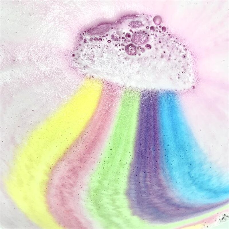 Cloud Balls Bath Fizzies - Wholesale Custom Organic Kids Rainbow Bath Bombs Gift Set