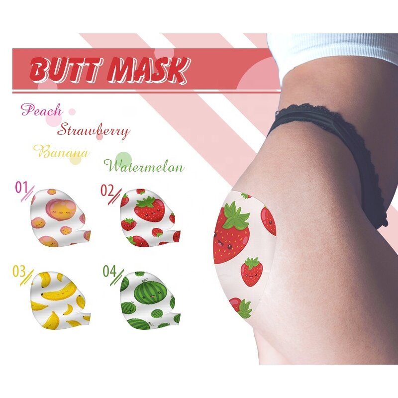 Peach Butt Mask - Cruelty-free Vegan Fruit Firming Lifting Smoothing Hip Care Sheet