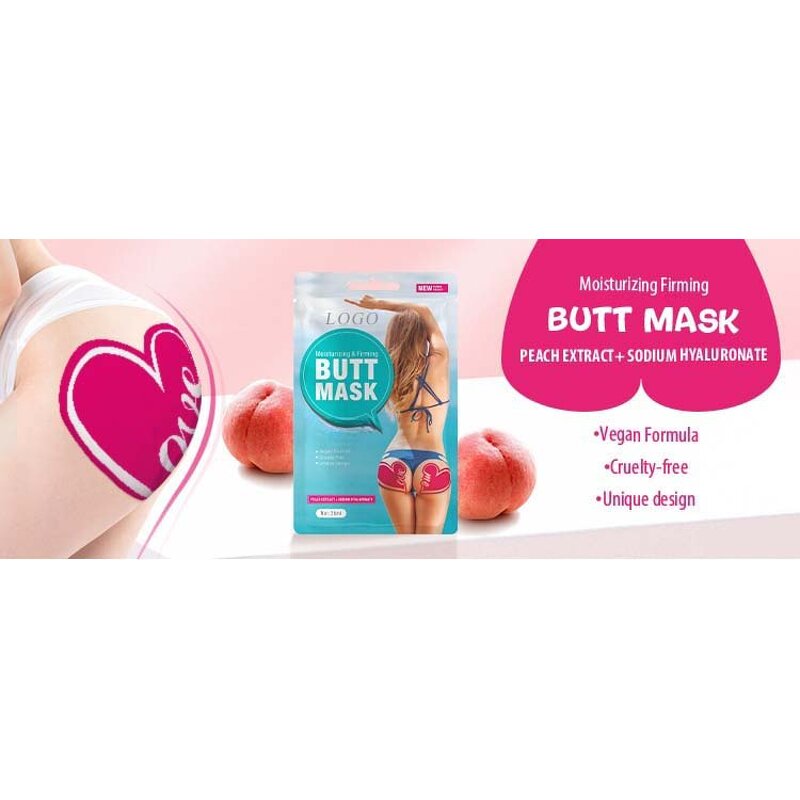 Peach Butt Mask - Custom Cruelty-free Vegan Firming Lifting Smoothing Hip Care Sheet