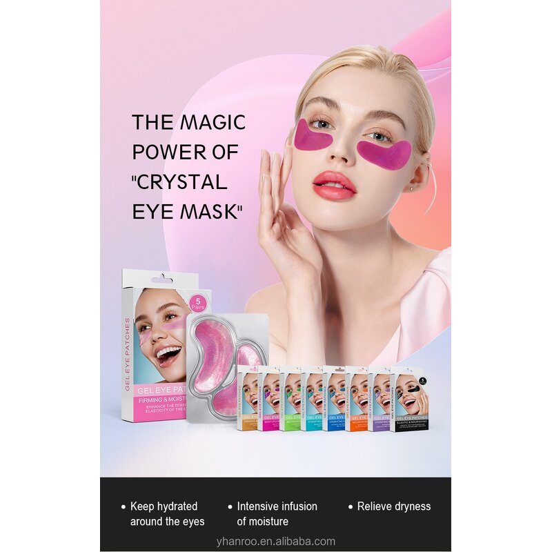 Gold Collagen Eye Mask - Private Label Anti-Wrinkle Dark Circle Hydrogel Crystal Patch