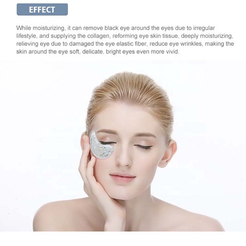 Glitter Collagen Eye Mask - Private Label Under Eye Patches Dark Circle Removal