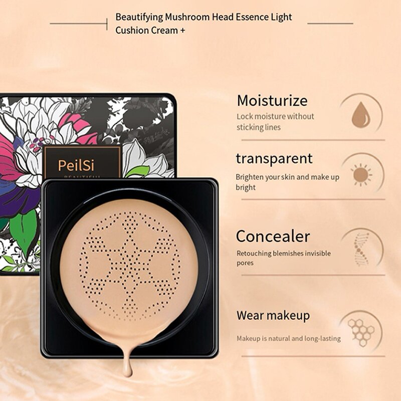 BB Cream Manufacturer - Lightening Moisturizing Cushion Liquid Foundation Whitening Concealer Travel Size 20g & PeilSi