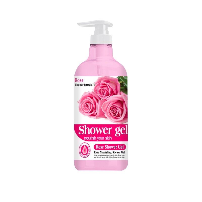 Body Wash Manufacturer - Private Label 1380ml Anti Aging Shower Gel Lemon Orchid Aloe Vera Rose Lotion for Unisex & SKIH