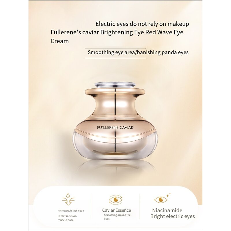 Eye Cream Manufacturer - 50g Jar Electric Massager Anti-Aging Anti-Wrinkle Puffiness Dark Circle Organic Caviar & PeilSi