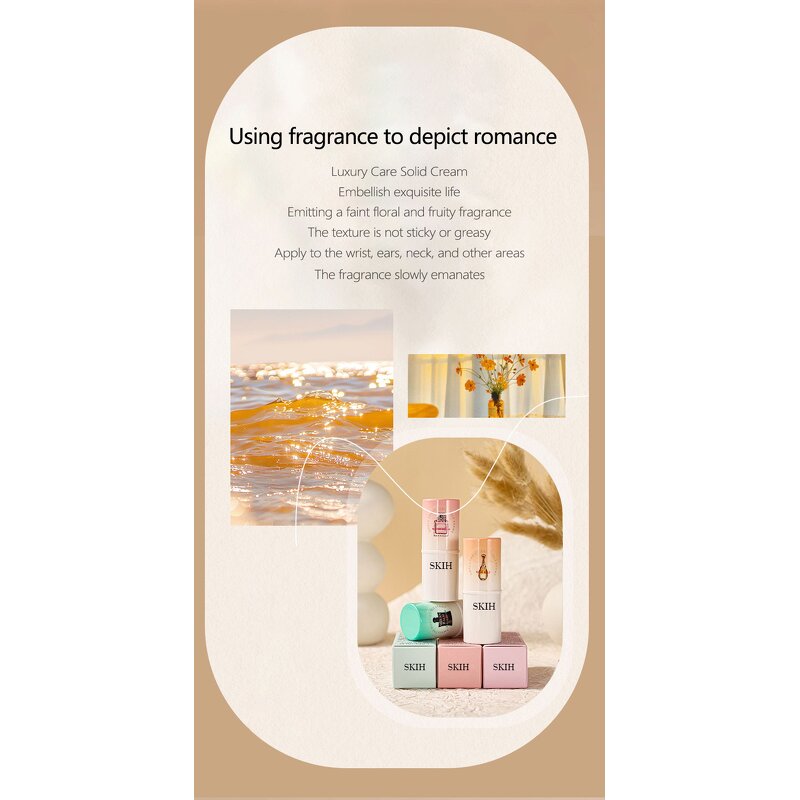 Solid Perfume Wholesale Supplier - 7g Classic Women's Private Label New Type Fragrant Solid Cream & SKIH