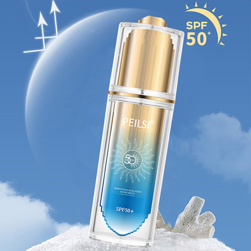 Face Cream Sunscreen Manufacturer - SPF50 PA+++ Whitening Brightening Waterproof Sweat Proof for Women & PeilSi