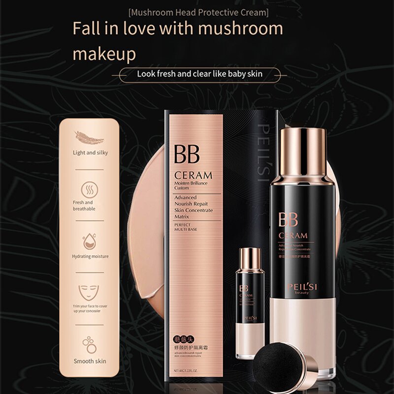 BB Cream Manufacturer - Mushroom Air Cushion Whitening Concealer Moisturizing Brighten Adults Female Beauty & PeilSi