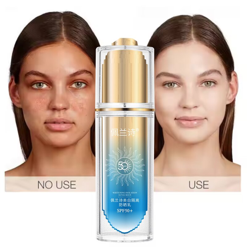 Face Cream Sunscreen Manufacturer - SPF50 PA+++ Whitening Brightening Waterproof Sweat Proof for Women & PeilSi