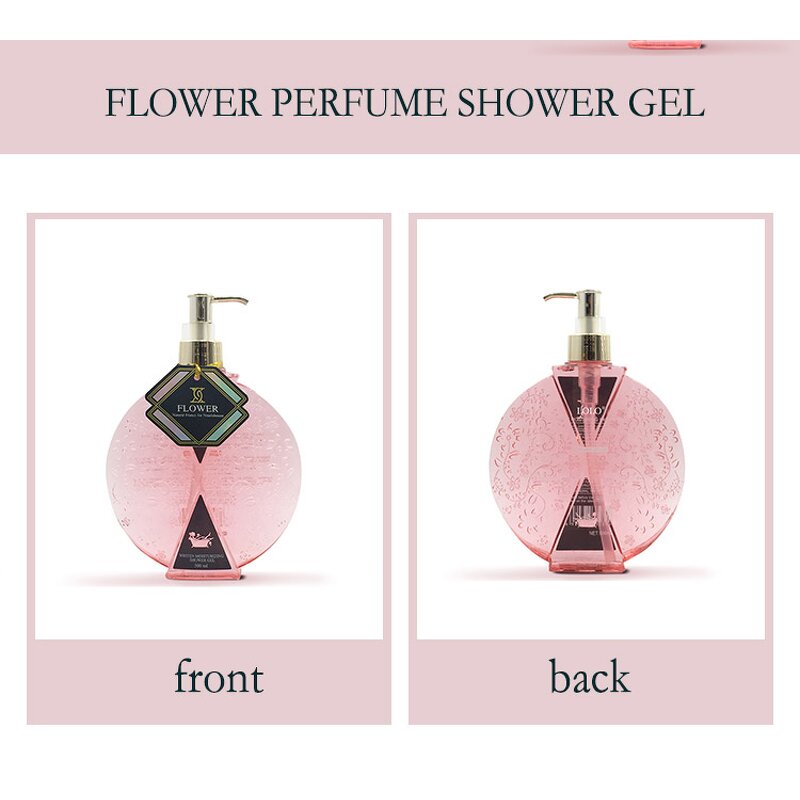 Body Gel Manufacturer - 500ml New Deeply Nourishing Moisturizing Fragrance Body Wash Flower Perfume Shower Gel Set & LOLO OEM ODM