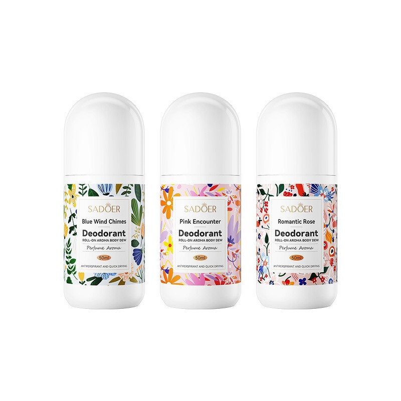 Antiperspirant Wholesale Supplier - Portable 50G Beaded Ball Fragrance Lasting Fresh Body Dew Skin Care Roll-On Liquid