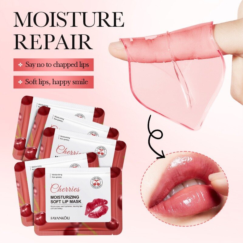 Lip Mask Manufacturer - Organic Strawberry Vegan Centella Asatica Extract Hydrolyzed Collagen Moisturizing Anti-Wrinkle