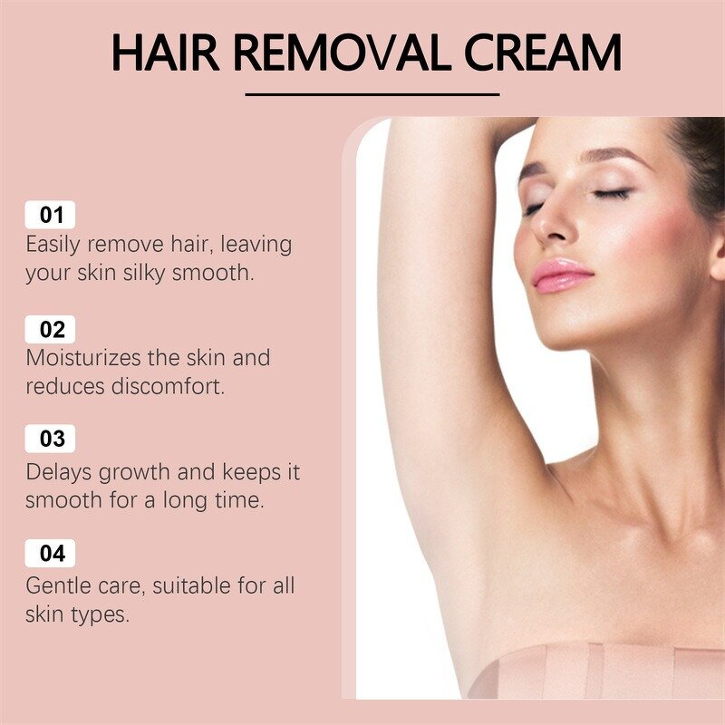 Hair Removal Cream Manufacturer - Full Body Non-Irritating Mild Formula No Residue Permanent Herbal