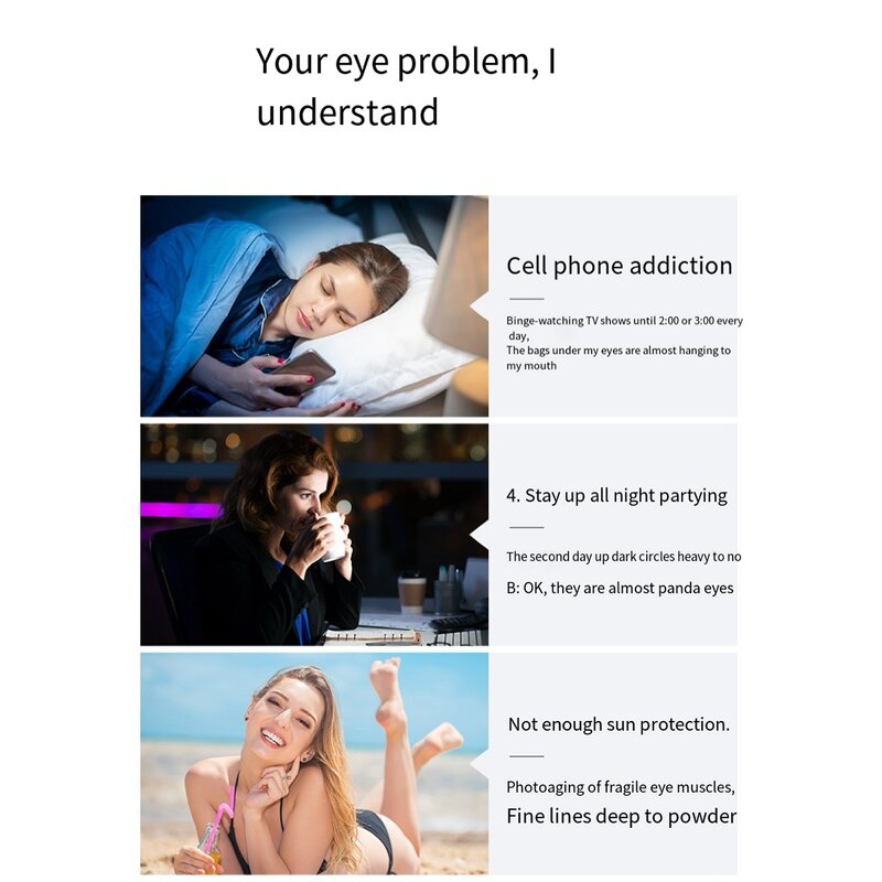 Eye Cream Manufacturer - Best Selling Private Label 50G Jar With Electric Vibrating Head Massager Machine & PeilSi OEM ODM