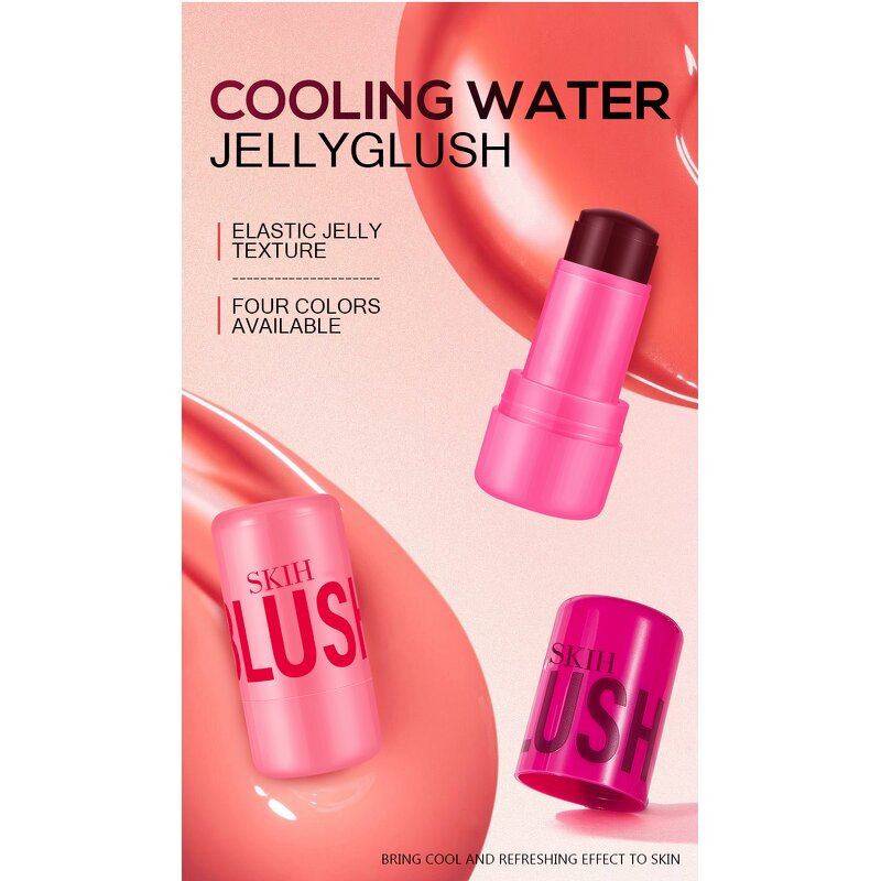 Blush Stick Manufacturer - Tint Stick 4 Color Double Use Fruit Jelly Blusher Lip Balm Moisturizing Cheek Waterproof & SKIH