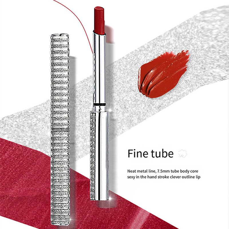 Lip Stick Manufacturer - New Waterproof Velvet Thin Matte Nude Long Lasting Non-stick Cup Fashion & PeilSi