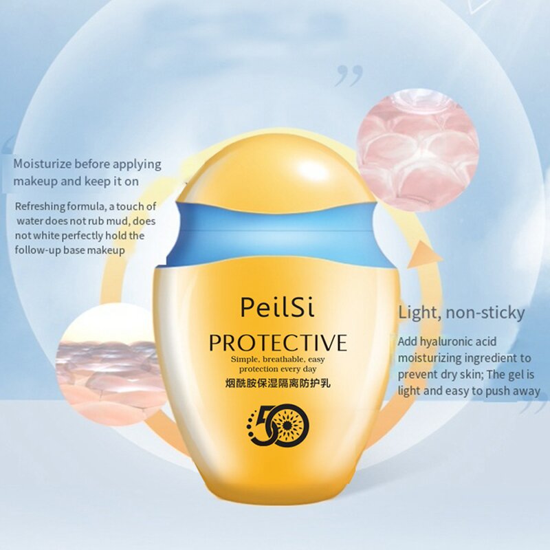 Sun Block Cream Manufacturer - Hot Selling Refreshing Resistant Nicotinamide Outdoor Uv Unseen Protective Lotion & PeilSi