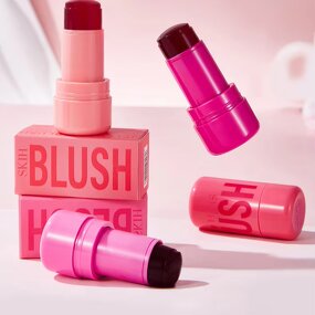 Blush Stick Manufacturer - Tint Stick 4 Color Double Use Fruit Jelly Blusher Lip Balm Moisturizing Cheek Waterproof & SKIH