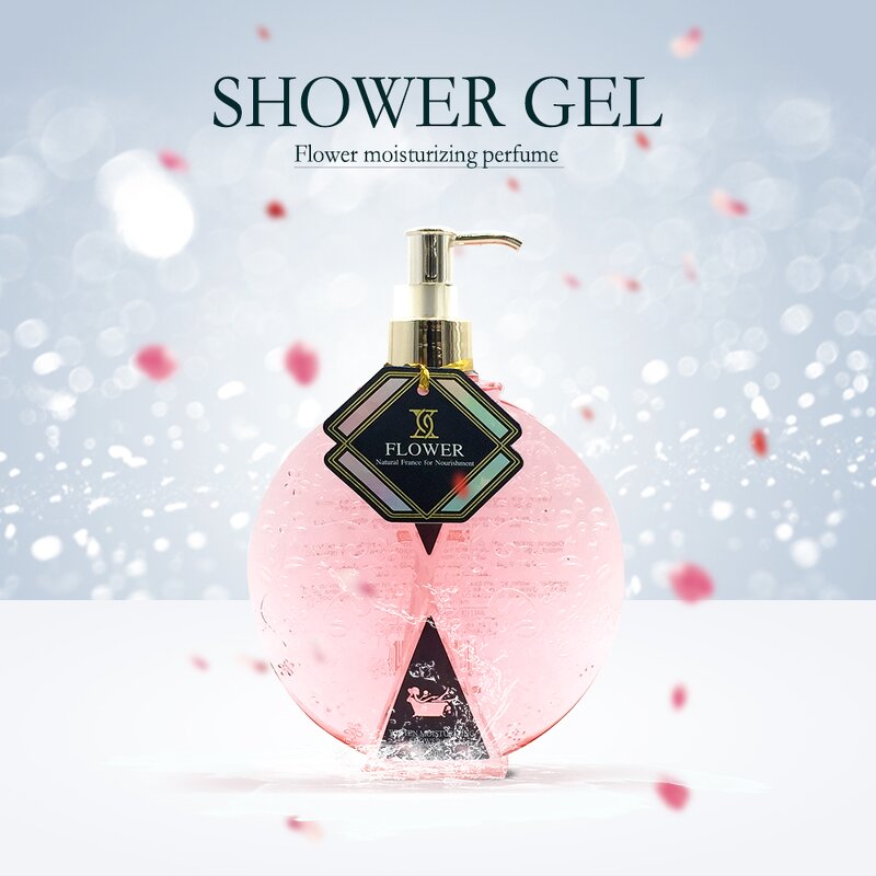 Body Gel Manufacturer - 500ml New Deeply Nourishing Moisturizing Fragrance Body Wash Flower Perfume Shower Gel Set & LOLO OEM ODM