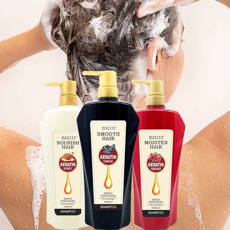 Shampoo Manufacturer - New Products 1200ml Moisturizing Oil Control Pomegranate Honey Charcoal for Hair Growth & SKIH