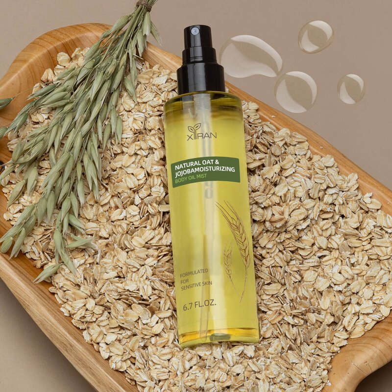 Oat Massage Oil Spray - Private Label Natural Organic Vegan Daily Nourishing Dry Skin Mist