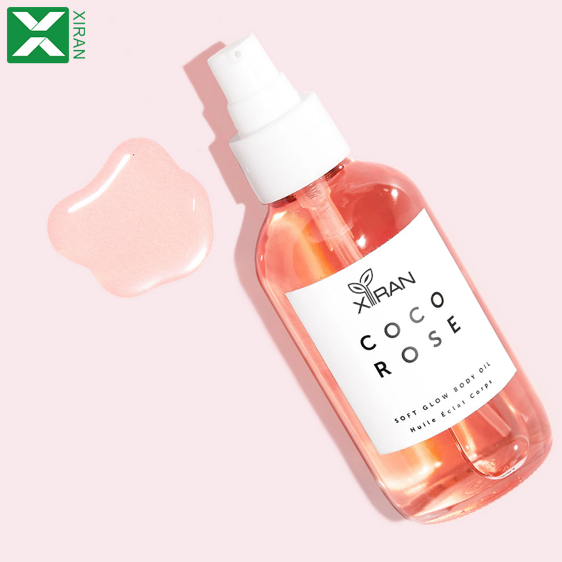 Skin Glow Body Oil - Private Label Vegan Squalane Hydrating Coco Rose Coconut Soothing