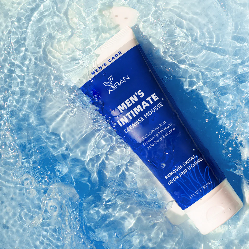 Men's Intimate Body Wash - Private Label Aloe Tea Tree Deep Cleansing pH Balanced Foam Cleanser
